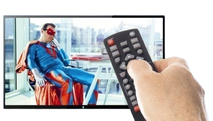 Телевидение c функциями управления эфиром